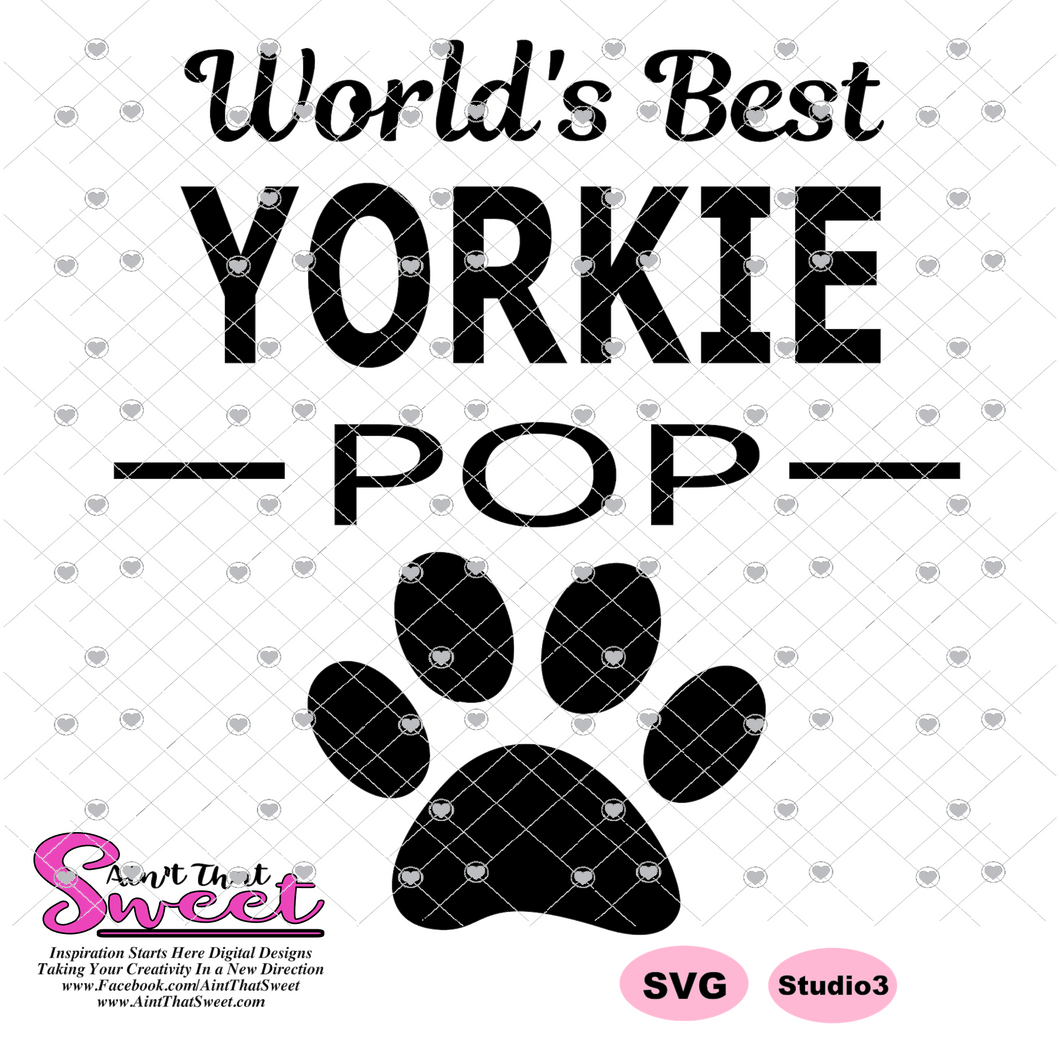 Download Cricut World S Best Yorkie Pop Pawprint Transparent Png Svg Scan N Cut Silhouette Art Collectibles Digital Ninebot Ro