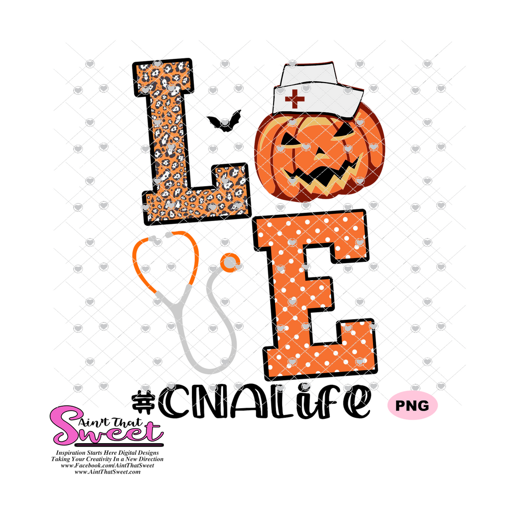 Download Love Cna Life Pumpkin Stethoscope Cnalife Transparent Svg Png Si Ain T That Sweet