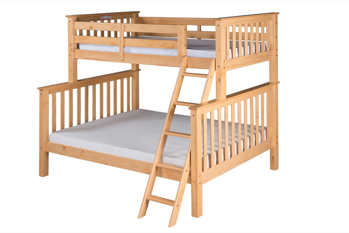 mission twin over full bunk bed