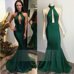 bodycon backless prom dress
