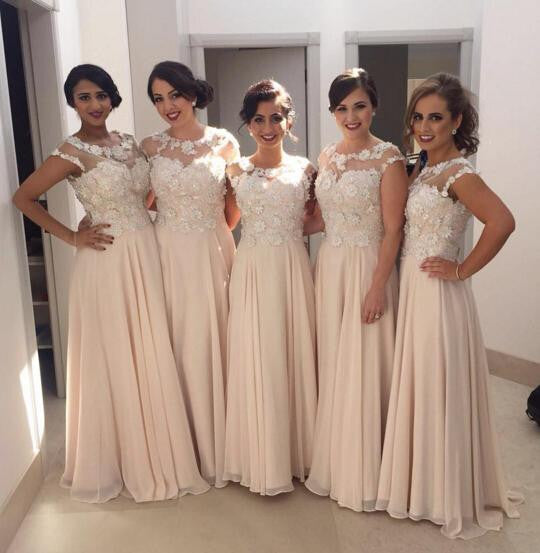 floor length bridesmaid dresses