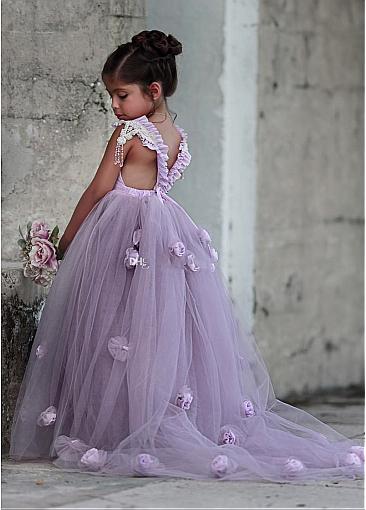 lavender little girl dresses