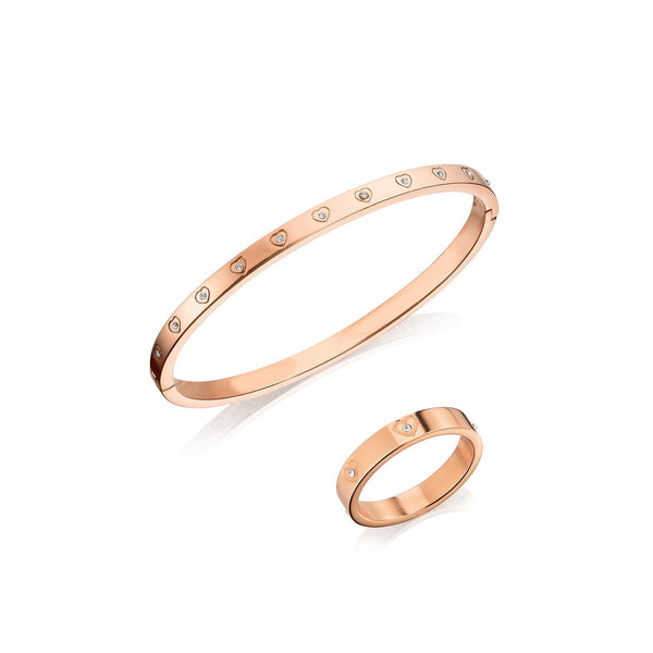 Rose gold store band bracelet