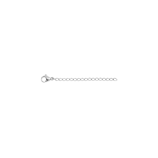 Sterling Silver Adjustable Dainty Curb Chain | H.Samuel