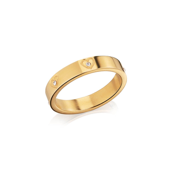 Louis Vuitton Empreinte Ring, Yellow Gold Gold. Size 47
