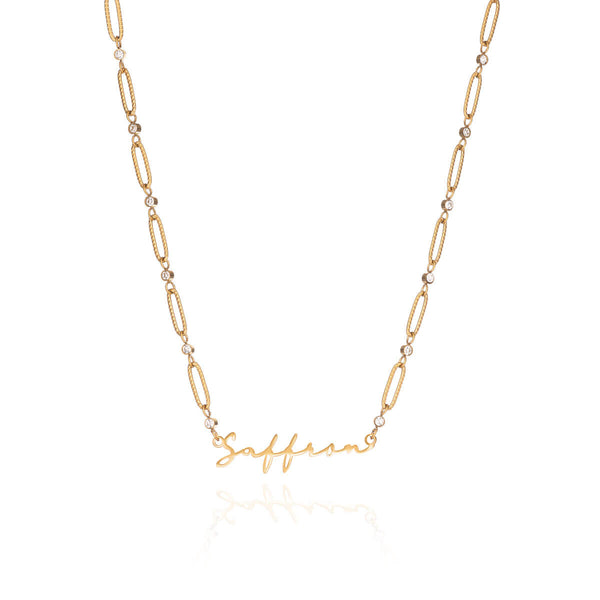 Double Paperclip Chain Necklace – Robin Haley Jewelry