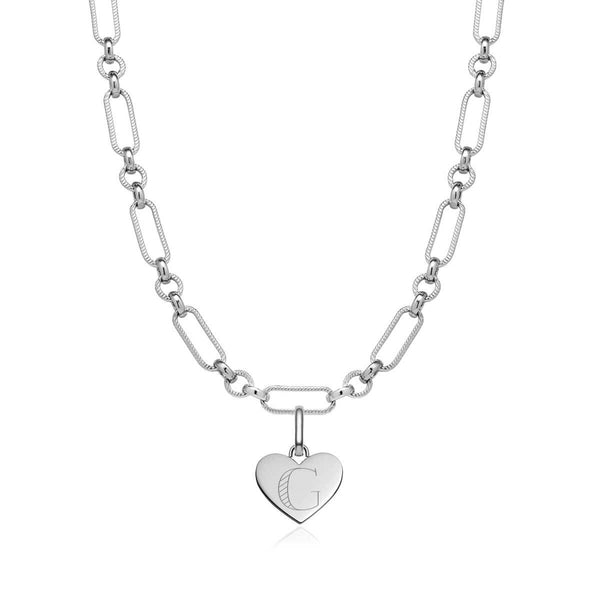 Figaro Chain Necklace (Silver)