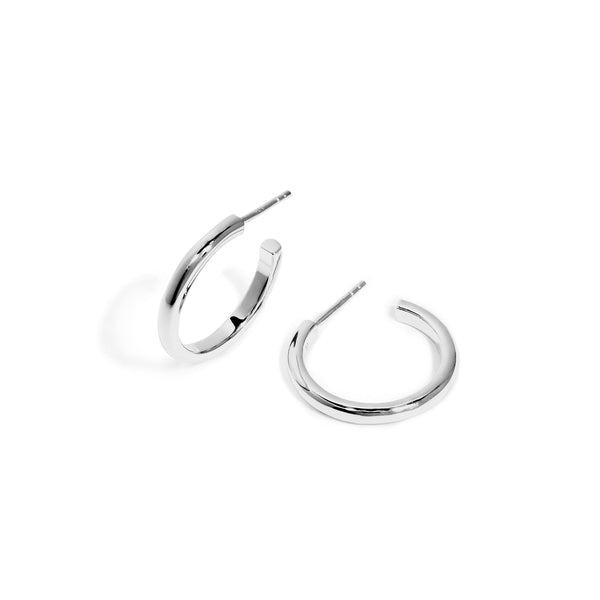 Classic Hoops Small - Silver – Saint Valentine Jewellery