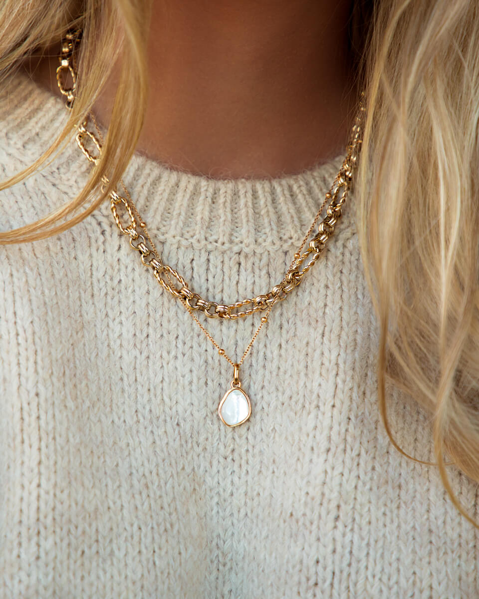 Initial Choker (Gold) curated on LTK