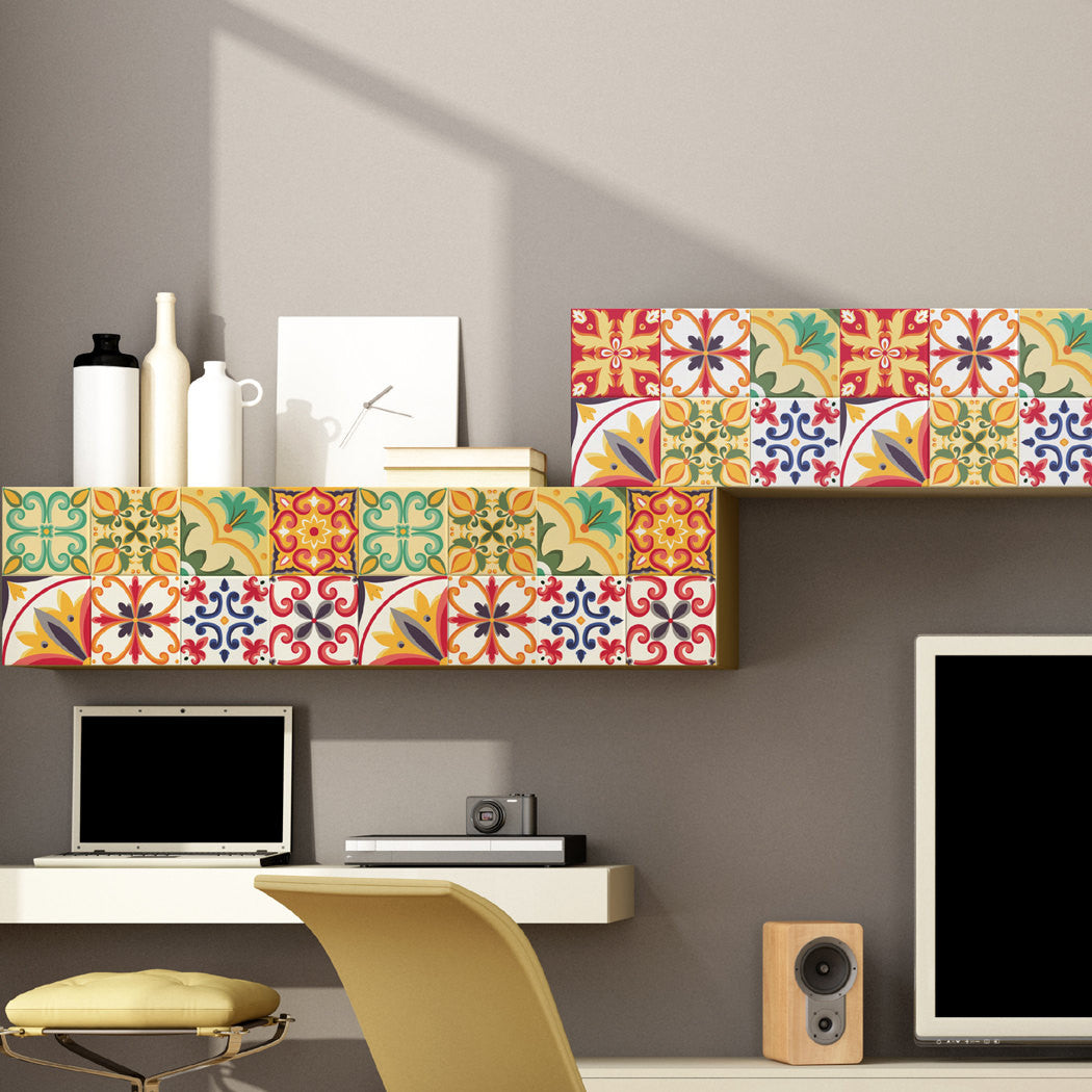 Removable Wall Kitchen Tile Stickers Wall Decor Stickers