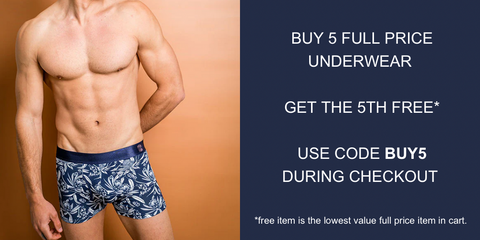 Bamboo Boxer Briefs - Caribbean Blue Wave