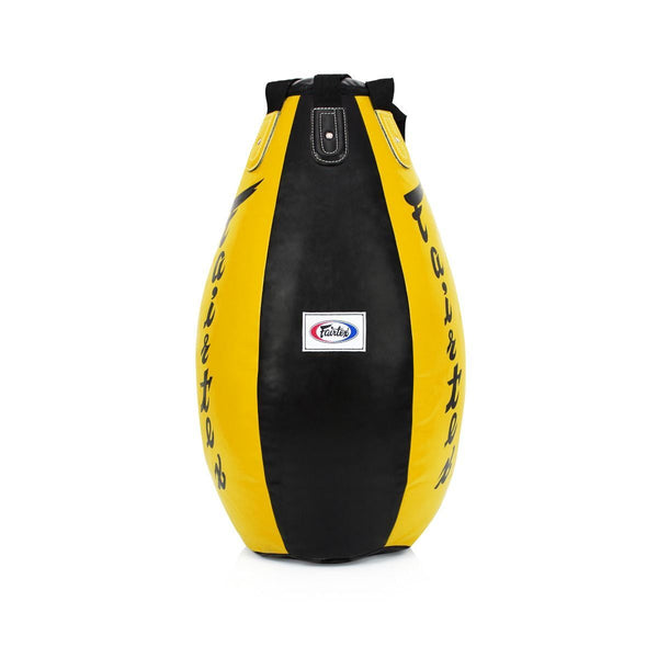 FAIRTEX HEAVY BAG BOXING PUNCHING BAG HB15 TEARDROP - YELLOW - World ...