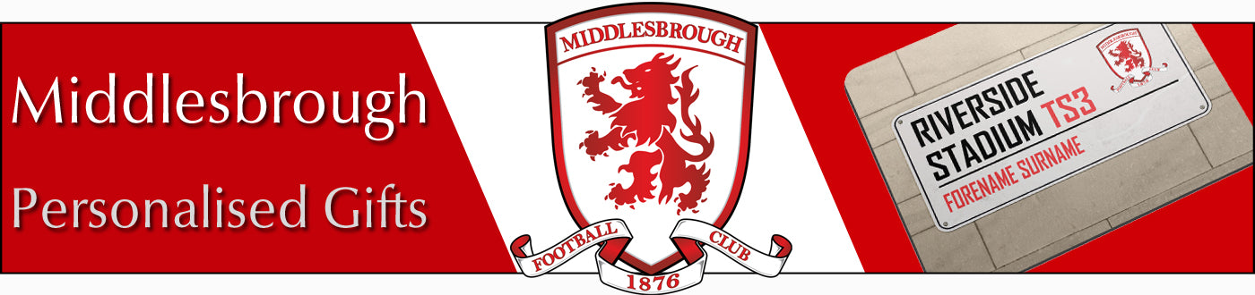 Middlesbrough FC Personalised Gifts