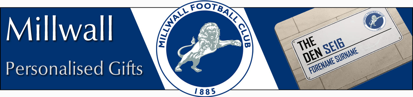 Millwall FC logo with stripes | Art Board Print