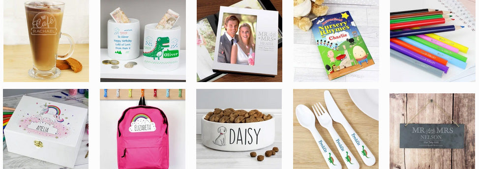 Personalised gifts