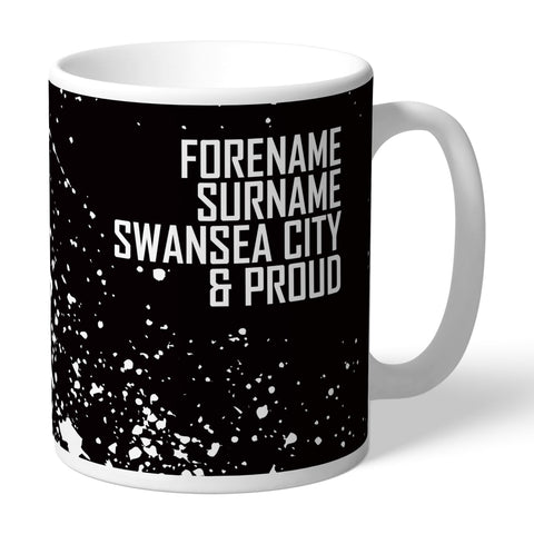 Personalised Swansea City Proud Mug