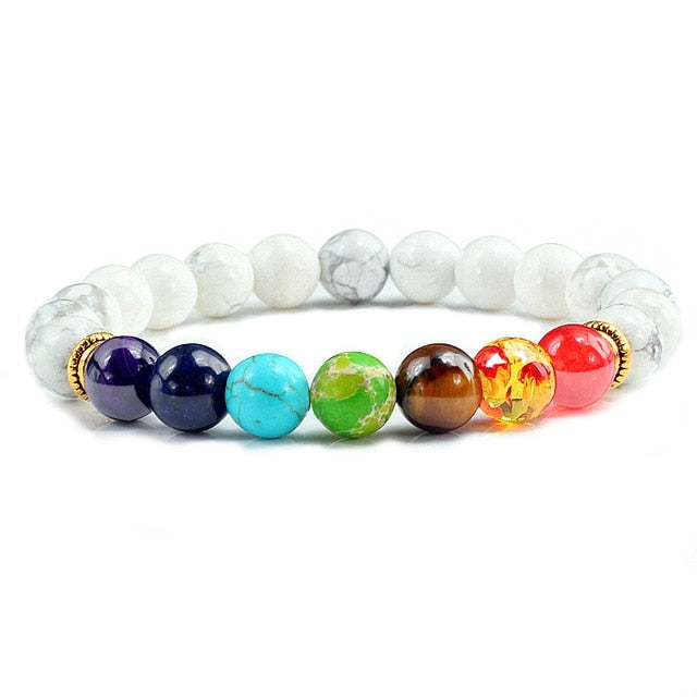 Bracelet 7 Chakra Combo Bonheur Tibetain