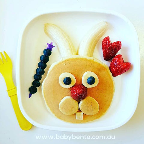 Easter Bunny Pancake in Replay Plate