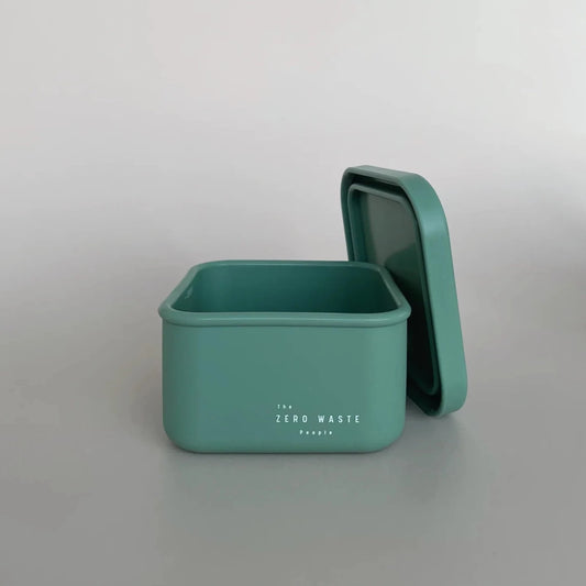 The Zero Waste People Silicone Lunchbox - Aqua – BabyBento