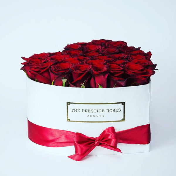 Colección Rosas Frescas - Caja Corazón - The Prestige Roses España