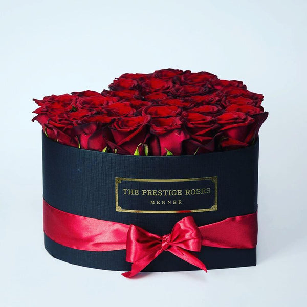 Colección Rosas Frescas  - Caja Forma de Corazón - The Prestige Roses España - The Prestige Roses Madrid