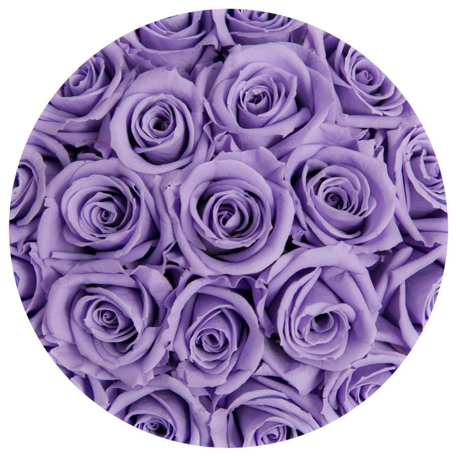Comprar Rosas Moradas preservadas en madrid a domicilio - The Prestige  Roses - Floristeria Lujo de Caja de Rosas Madrid