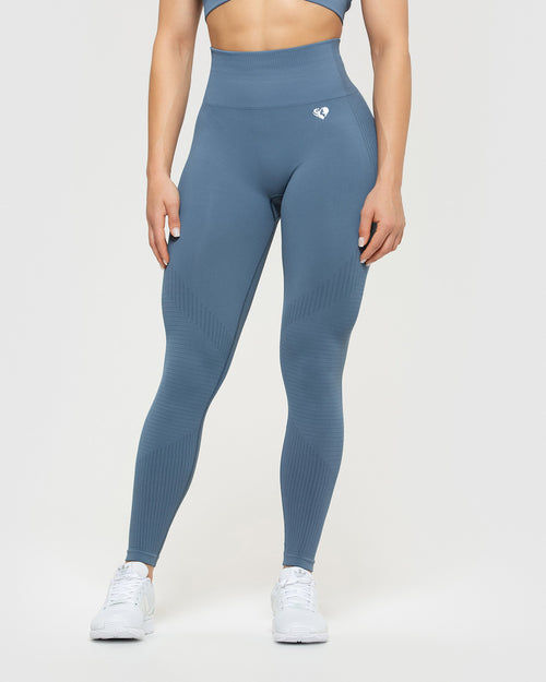 Power Seamless Leggings - Sapphire Blue