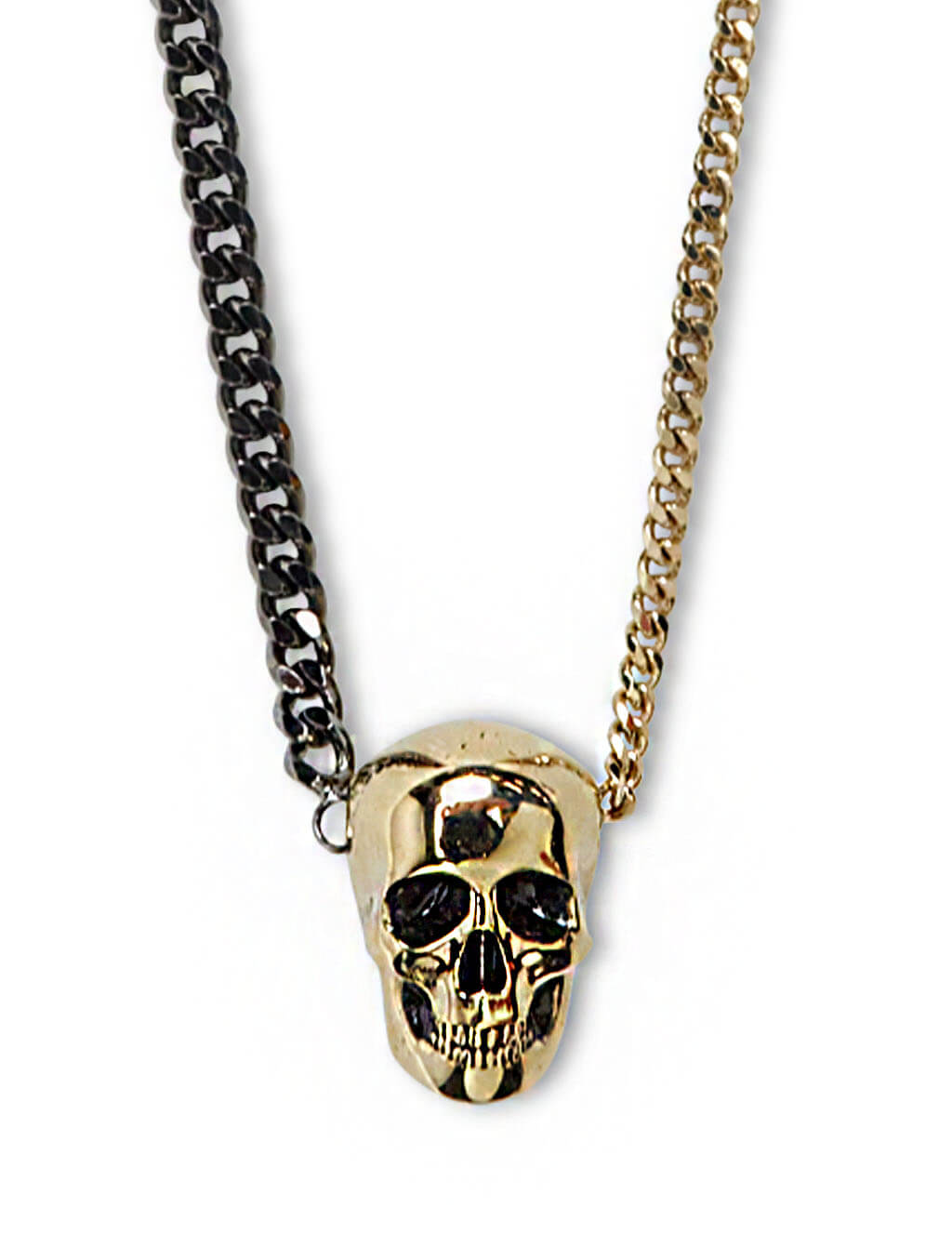 alexander mcqueen skull necklace mens