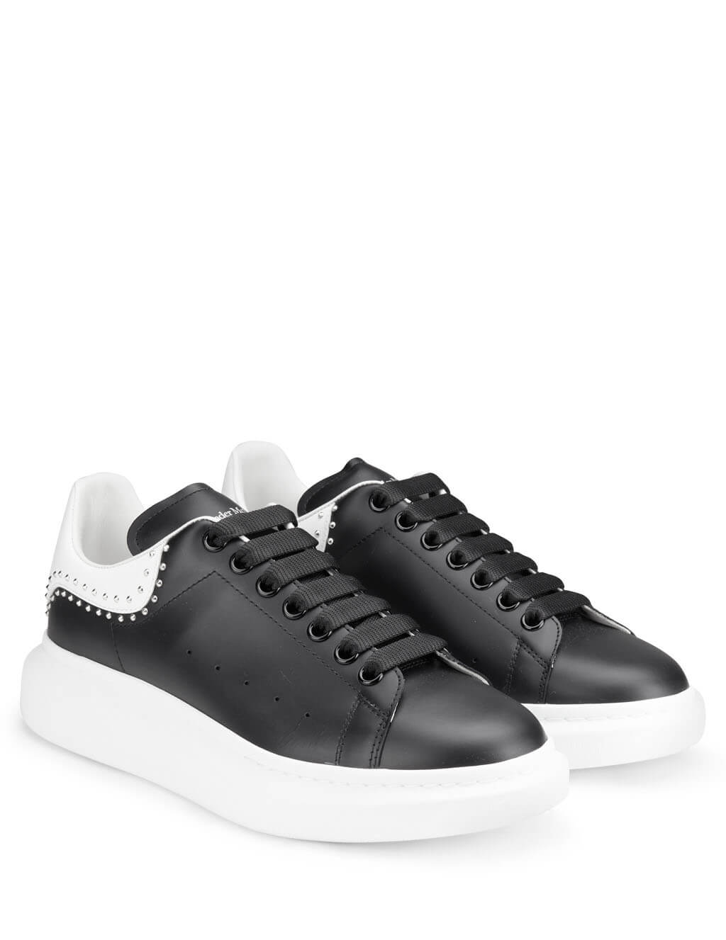 alexander mcqueen white and black oversized sneakers