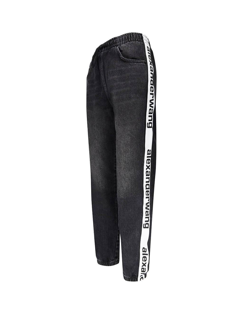 alexander wang logo track pants