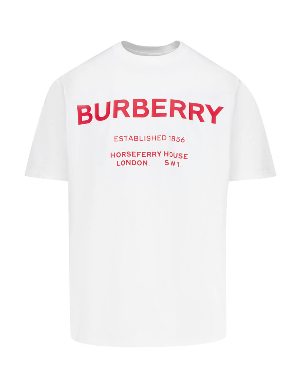 mens white burberry shirt