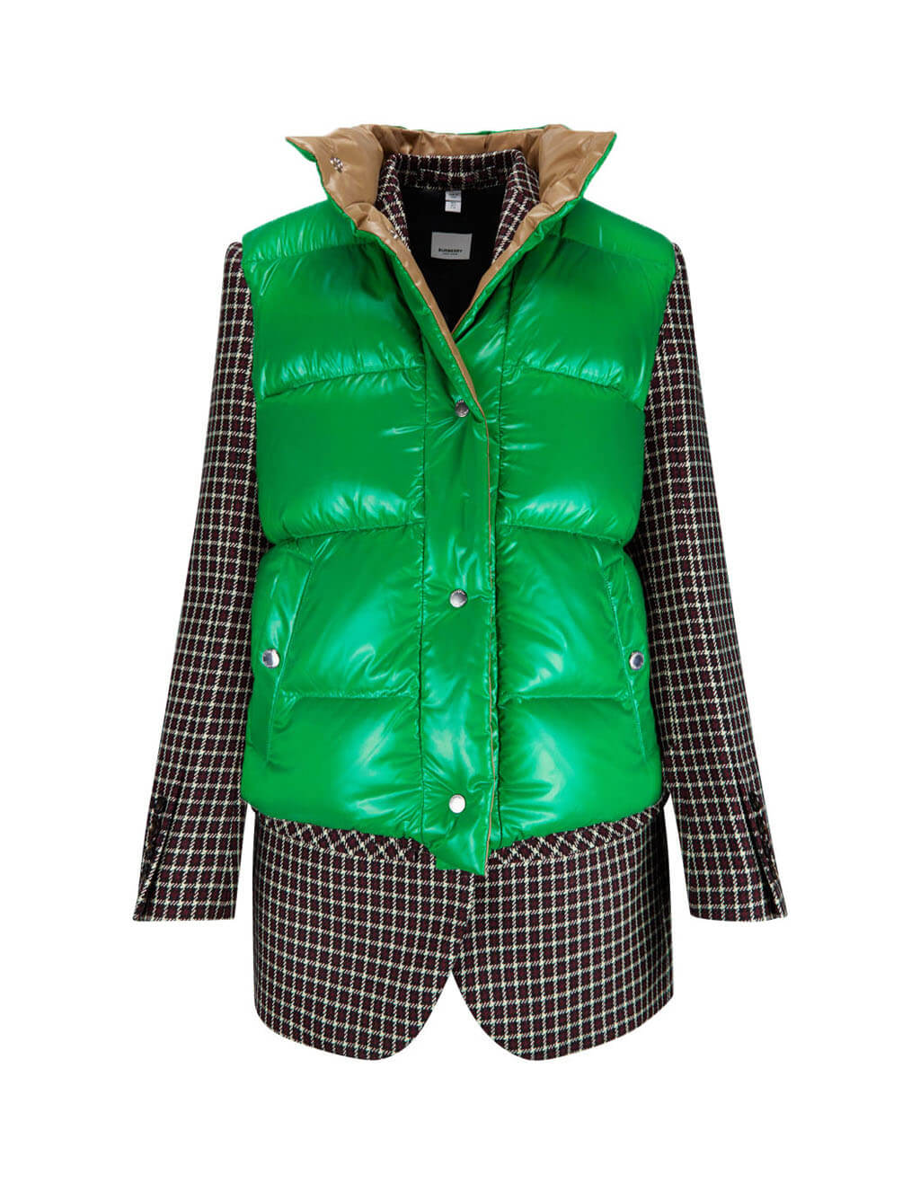 burberry vest womens green