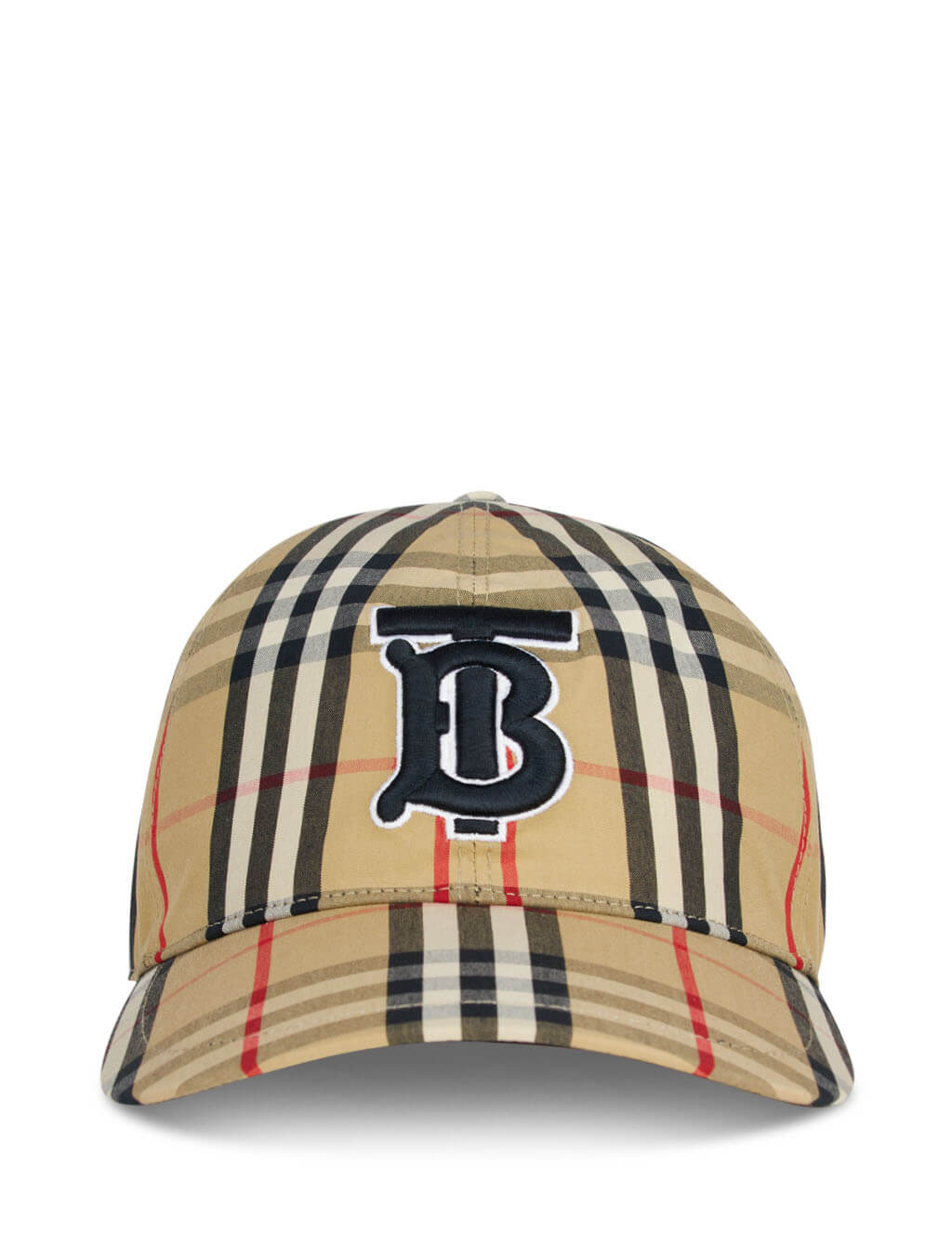 burberry vintage check baseball cap