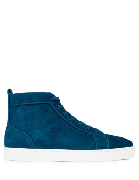 christian louboutin trainers blue