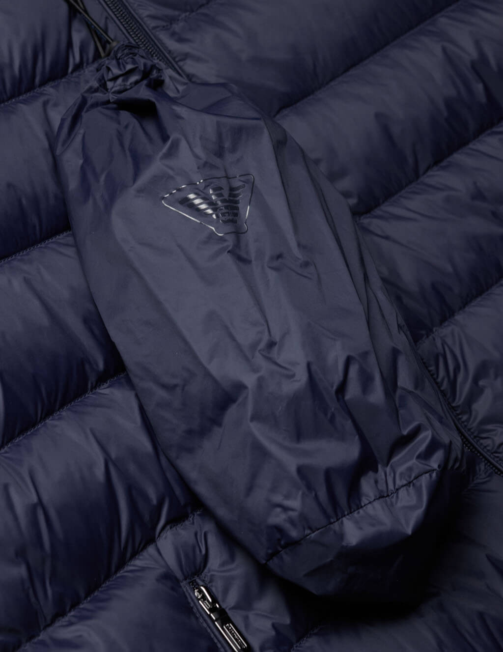 emporio armani reversible down padded jacket