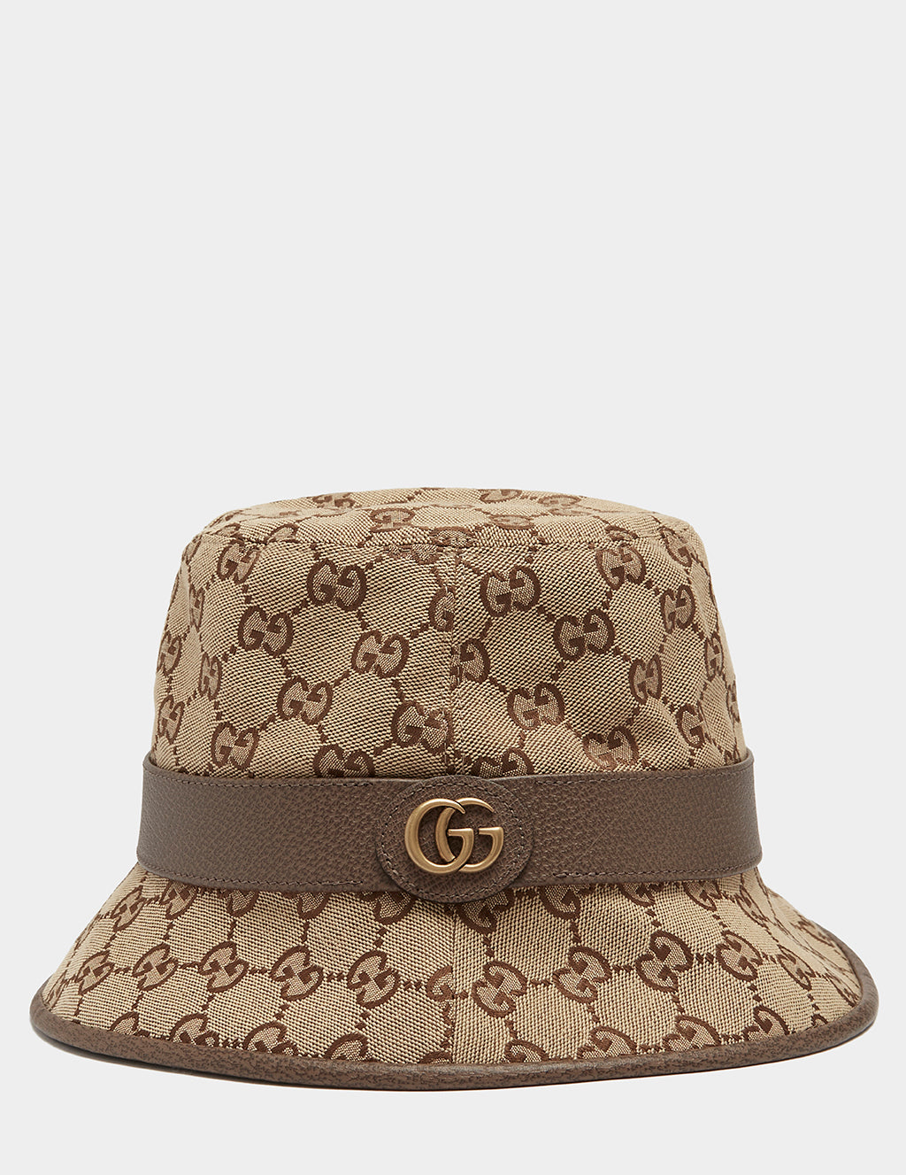 gucci canvas fedora hat