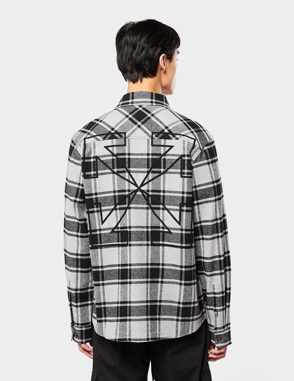 Off-White Men's Arrows Checked Flannel Shirt product
