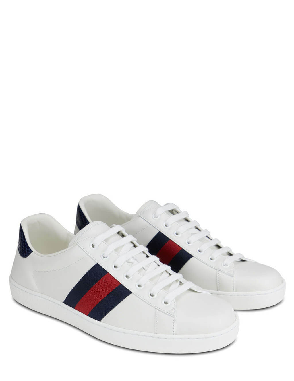 gucci ace leather sneaker mens