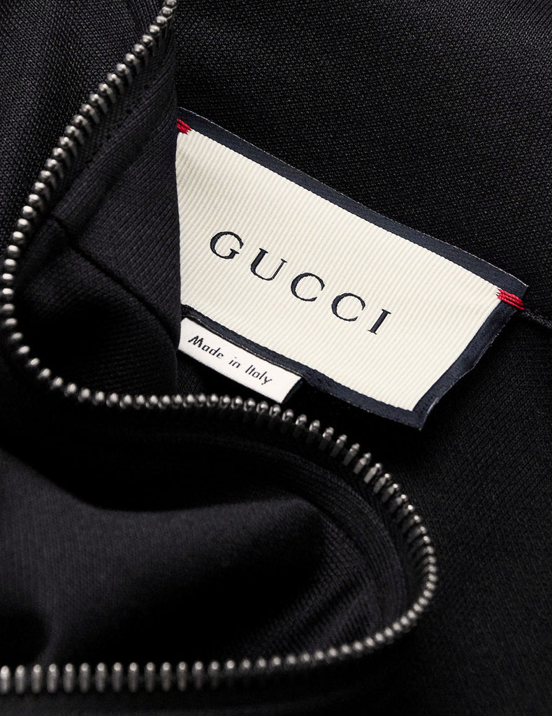 Men's Gucci Technical Jersey Jacket in Black - 474634X5T391008