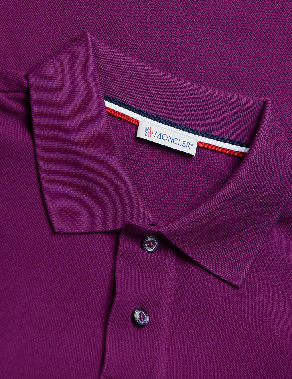 purple moncler polo