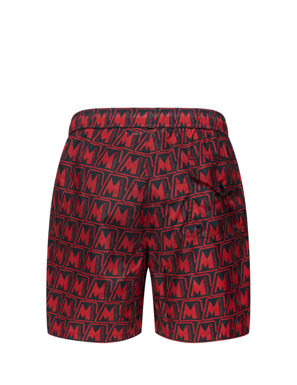 red moncler shorts