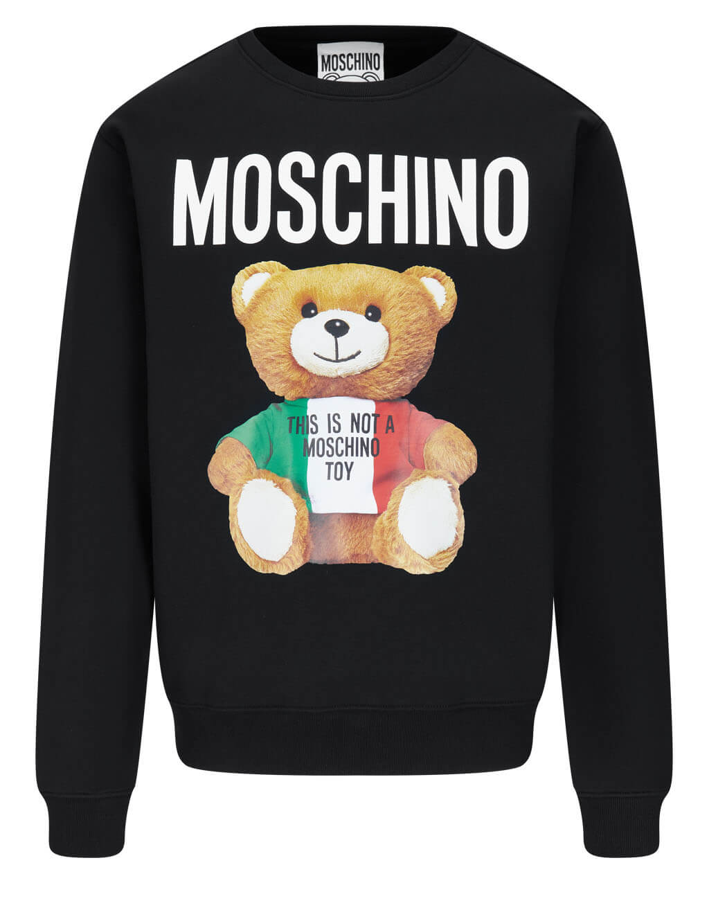 Moschino Men's Black Italian Teddy Bear 
