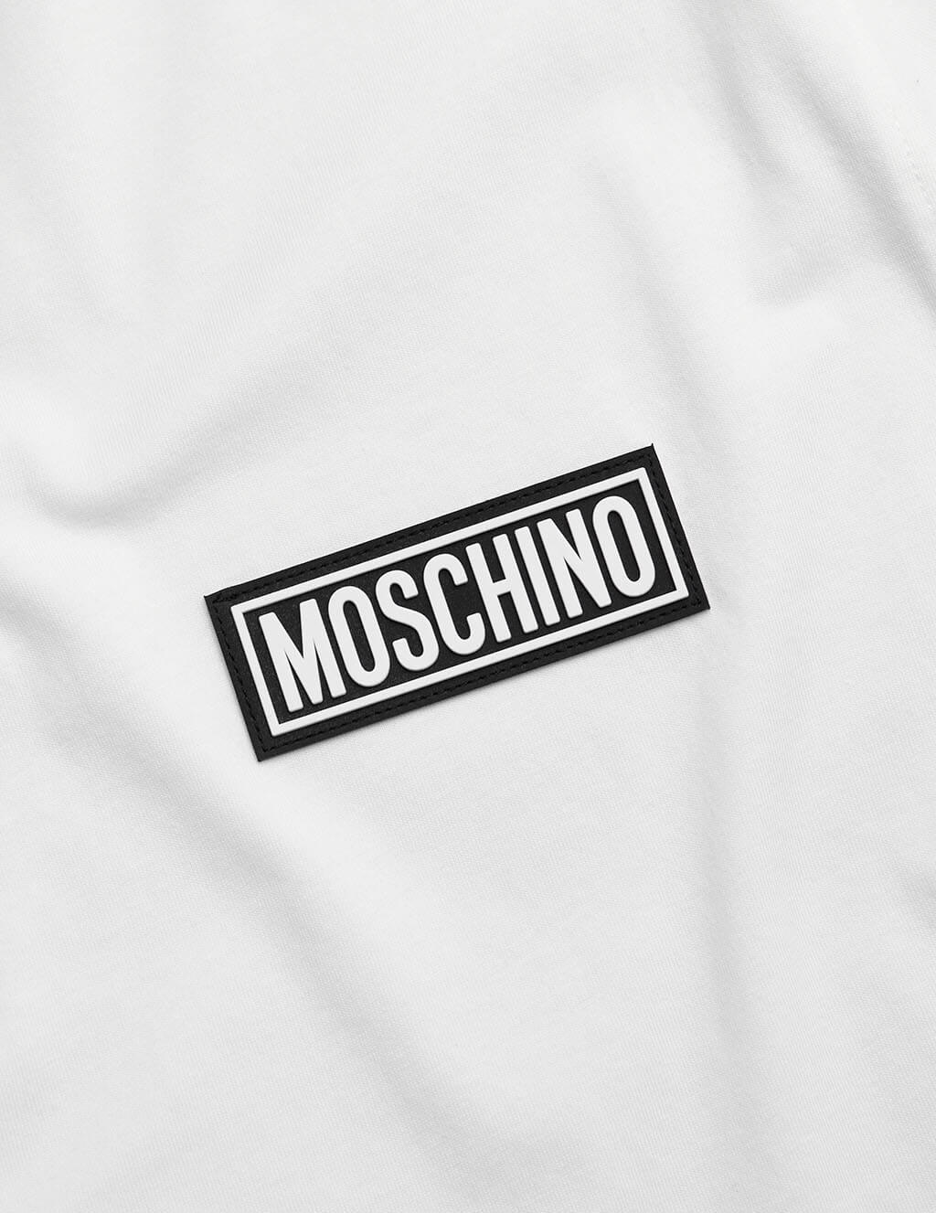 moschino black and white t shirt