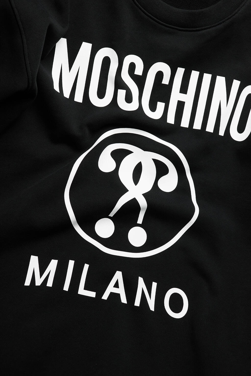 moschino question mark sweatshirt