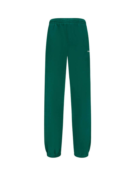 dark green sweatpants