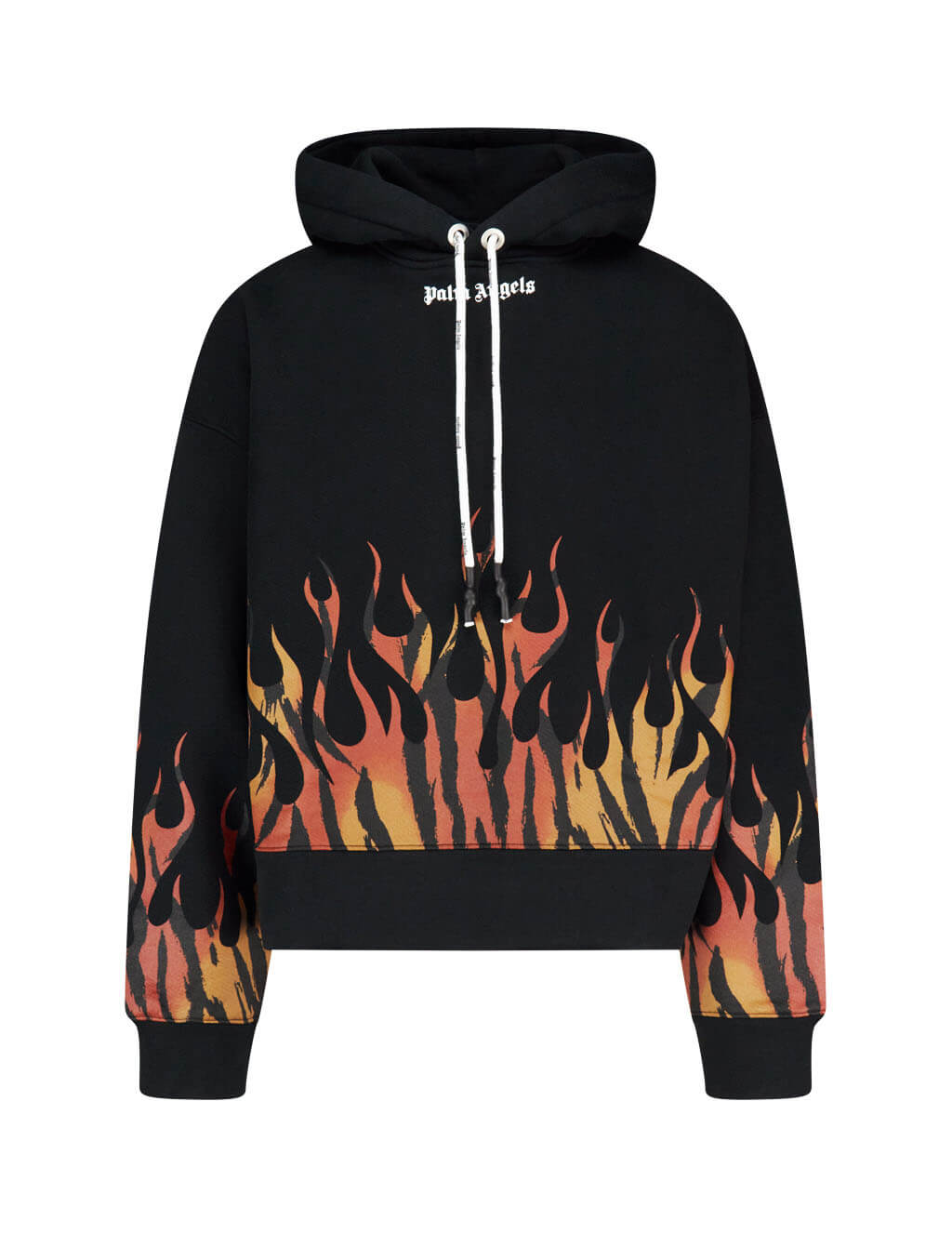 palm angels flame hoodie