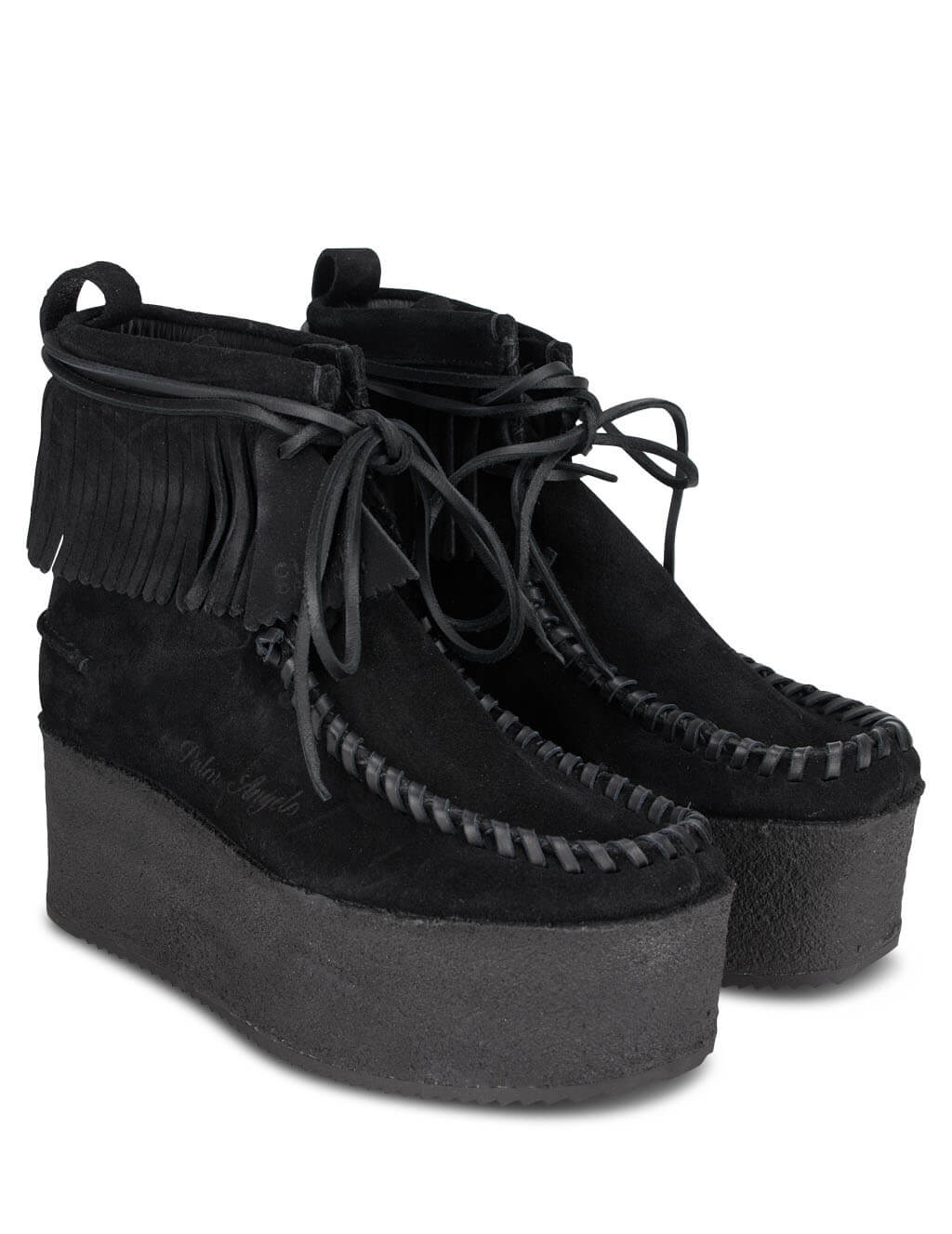 platform wallabees