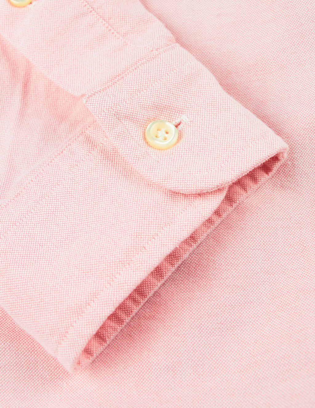ralph lauren slim fit oxford shirt pink