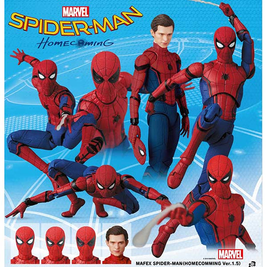 spider man homecoming action figure mafex