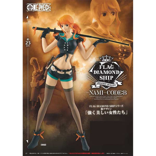 Anime Manga Nami Flag Diamond Ship Code B Banpresto One Piece Toys Hobbies